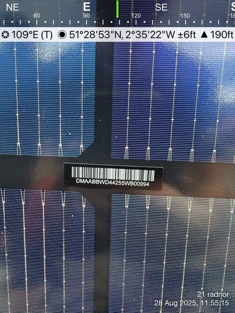 Solar panel installation Horfield Bristol UK